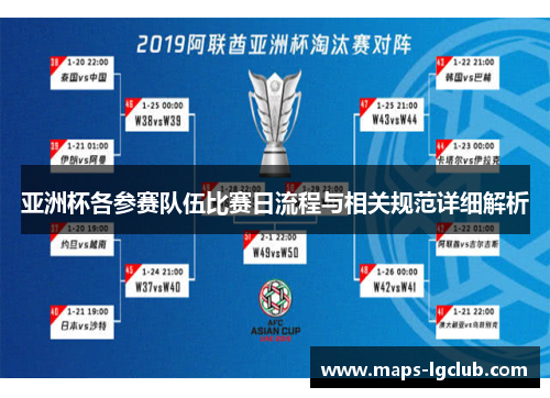 亚洲杯各参赛队伍比赛日流程与相关规范详细解析 亚洲杯各参赛队伍比赛日流程与相关规范详细解析