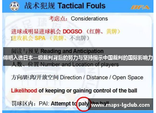 傅明入选日本一级裁判背后的努力与坚持揭示中国裁判的国际影响力